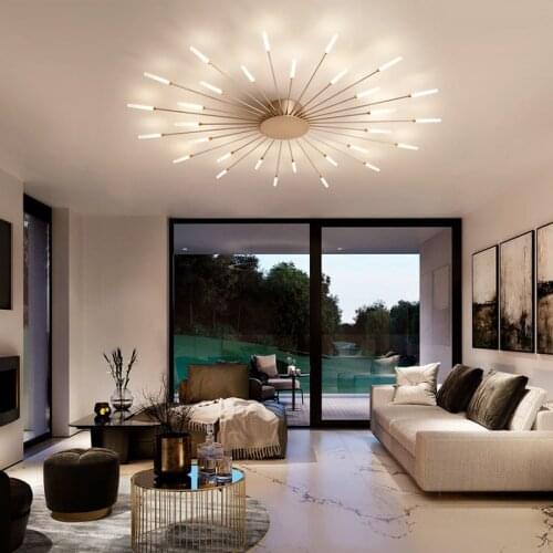 BDG Black/Gold Modern Led Chandeliers For Living Room Bedroom Nordic Dining Kitchen Ceiling Chandeliers Indoor Hanging Lamps