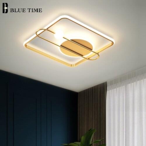 Modern Large Ceiling Light Home Black&White&Gold Ceiling Lamp For Living Room Bedroom Dining Room Foyer Indoor Led Ligth Fixture