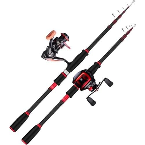 Superhard Telescopic Casting Fishing Rod 1.8m 2.4m 3.0m 3.6m Shrink Carbon Lure Rod Spinning Sea Pole Jigging Rod Hunting Carp