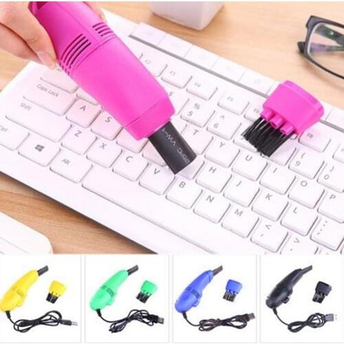 1PCS USB Vacuum Cleaner For Phone Computer Keyboard Cleaning Tools PC Micro Vacuum Cleaner Notebook Keyboard Dusting Brush