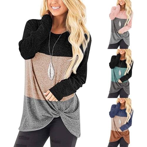 2021 Winter Womens Tops Long Sleeve O-Neck Loose Basic Tee Simple Design Multicolor Inside Clothing For Girls Gifts Camiseta