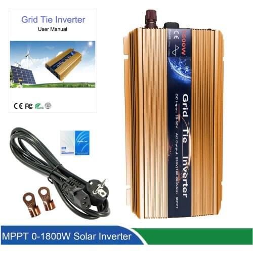 1 Year Warranty 1500W Solar Inverter MPPT On grid Tie 12/18/24/36V To 110 220V AC Power Inverter For Solar Panle Wind Generator
