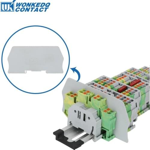1Pc ATP-ST/PT Separation For PT/ST Series Push-In Spring Cage Blocks Din Rail Terminal Block Accessories Partition Plate