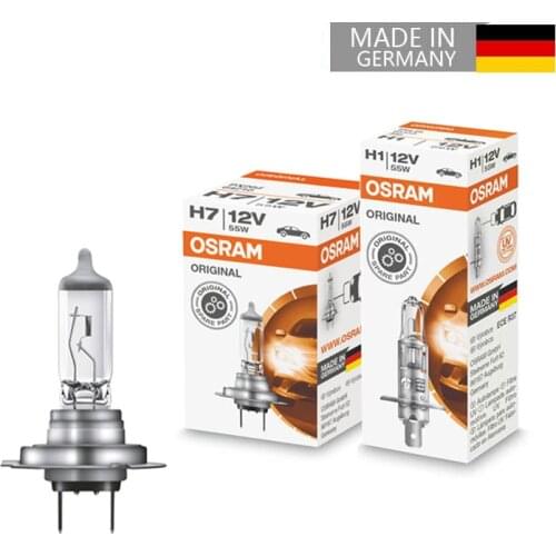 1pc For OSRAM H7 H3 H4 H1 H11 9005 9006 Original Lamp Headlight H8 H9 H16 HB3 HB4 Fog Lamp Car Halogen Bulb Made in Germany