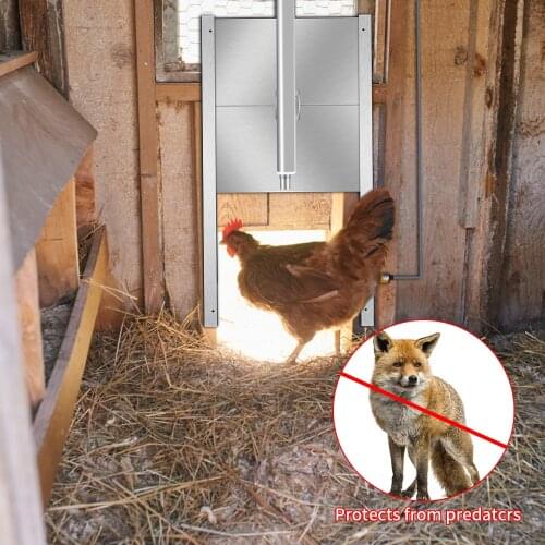 110/220V Automatic Chicken Coop Door Opener Controller Door Kit With Timer Auto Close Chicken Coop Cage Poultry Farm Accessories