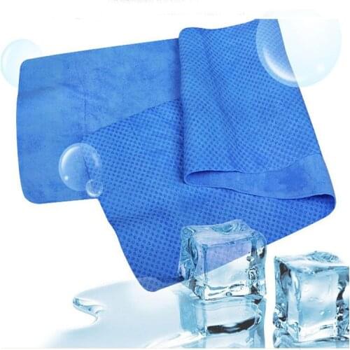 2020 Outdoor Fitness Summer Ice Cool Towels 80*17cm Sunscreen UV Exercise Sweat Sports PVA Icy Absorbent towel for men women
