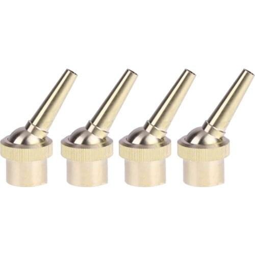 4 Pack 1/2'' DN15 Fountain Nozzle Sprinkler Water Spray Head Straight Shape Brass