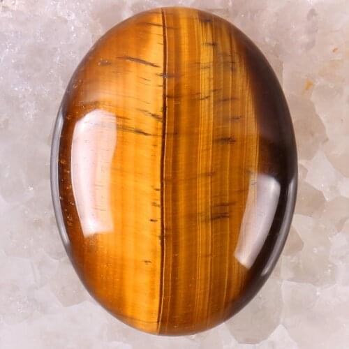 40x30MM Tigereye Stone Oval Cabochon CAB GEM Jewelry Making 1PCS H083
