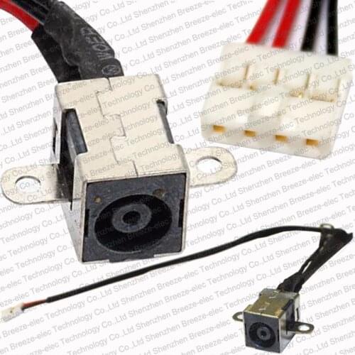 5pcs/lot Tested new Laptop DC Power Jack charging port plug Cable socket Wire Harness connector for LG R510 series free shipping