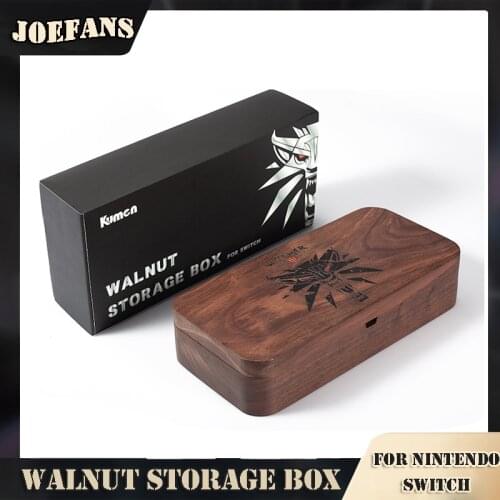 For Nintendos Switch NS Big Case Accessories Console Carrying Storage Walnut Box Case for Nintendos Switch Game Theme Box