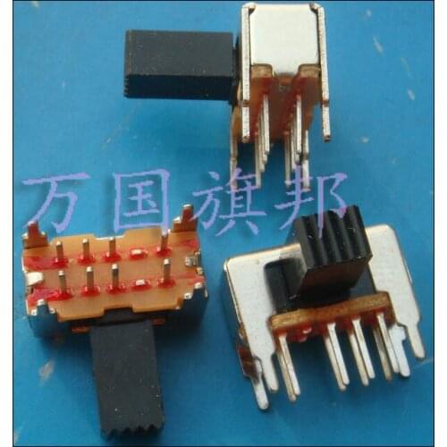 Duplex 8P 3T 14.1*6.5MM toggle switch slide switch