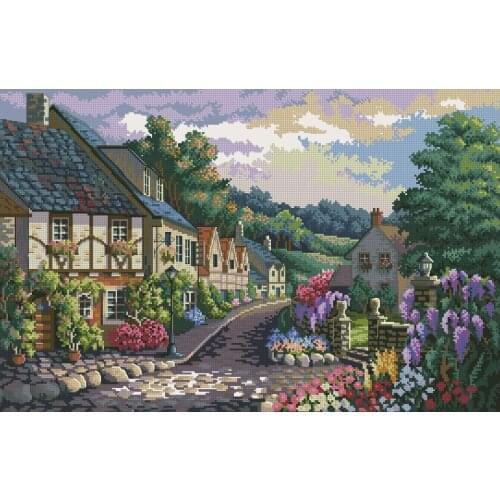 FJ196 For Needlework Kit NOT PRINTED Cross stich Painting Set Cross Stitch Kits Cross-stitch Embroidery Set Stitch Kits Cross