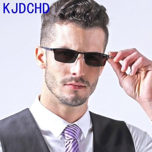 2019 New Style Titanium Alloy Photochromic Quality Presbyopic Glasses Men Female Fashion Classic Reading Glasses +25 To +6.00