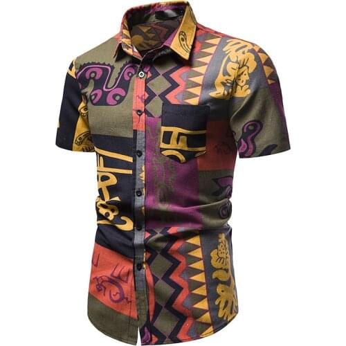 Summer Short Sleeve Hawaiian Shirt Men Clothes 2021 Brand Beach Hawaii Shirts Mens Streetwear Harajuku Shirt Camisa Masculina