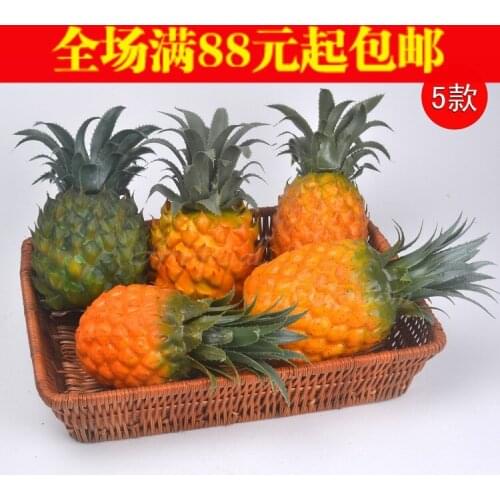 Garnishes Artificial fruit ananas fake vegetables kitchen cabinet pineapple decoration crafts pineapple