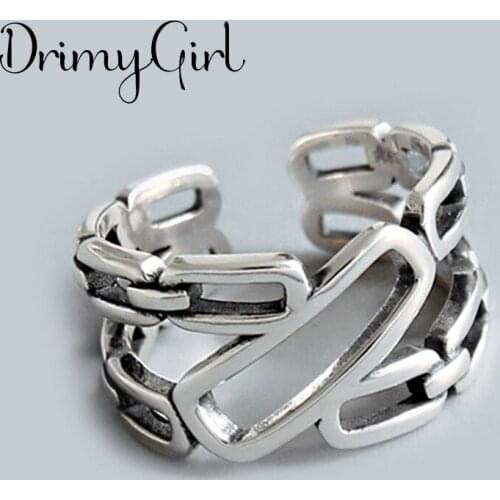 New Arrivals Boho Vintage Hollow Rings For Women Large Adjustable Size Finger Ring Fashion Jewelry 2021