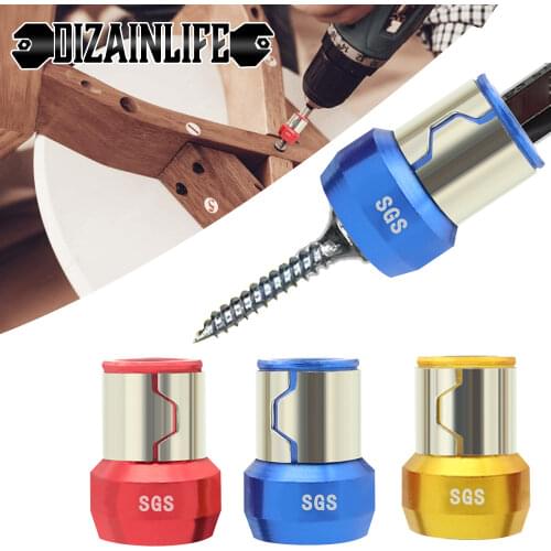 Magnetic Bit Holder Alloy Electric Magnetic Ring Screwdriver Bit Anti-Corrosion Strong Magnetizer for Phillip Drill Bit Magnetic