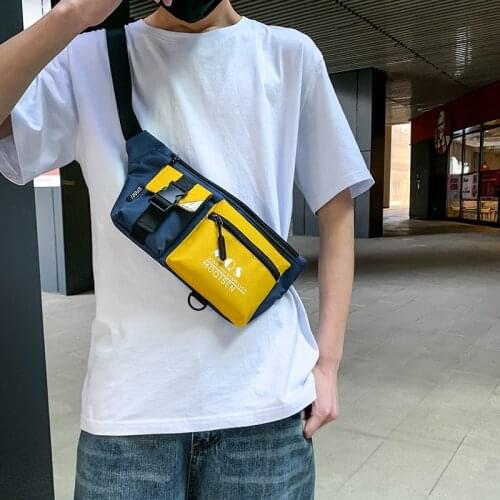 Mihaivina Waist Pack For Women Chest Bag Oxford Waterproof Fanny Pack Hip Hop Unisex Messenger Crossbody Bag Purse Phone Bags