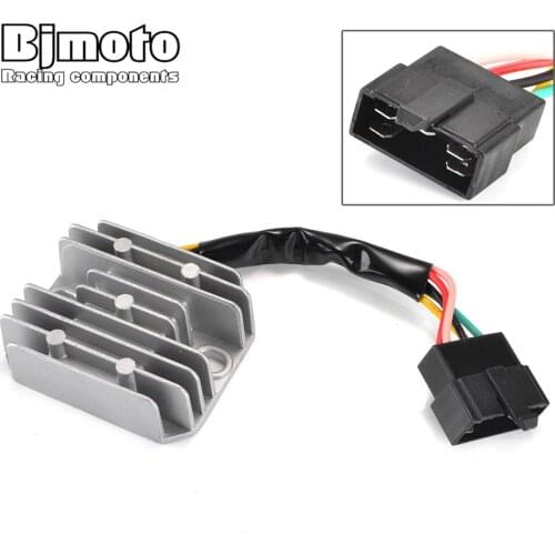 BJMOTO Motorcycle Metal Voltage Regulator Rectifier For Kymco Agility 50 R16 Super 8 hipster Like People S Malaguti Ciak Master