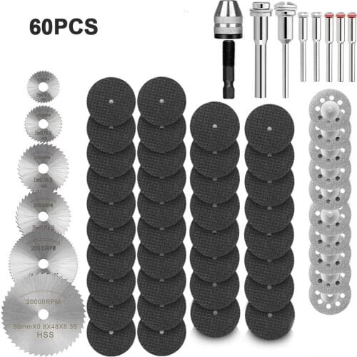60pcs saw blade set, electric drill accessory set, high-speed saw blade cutting and grinding tools