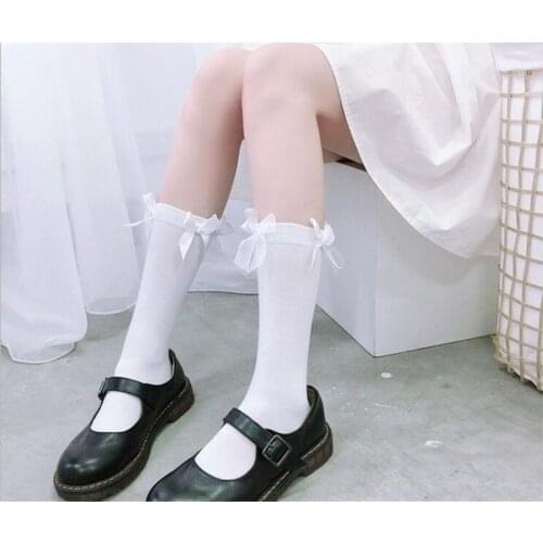 Lolita Socks Cosplay Costumes Accessories Bow Socks Anime Cartoon Girl Gift D356