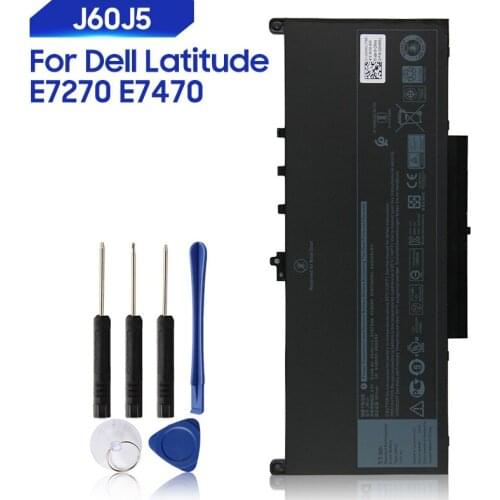 Original Replacement Battery For Dell Latitude E7270 E7470 R1V85 MC34Y 451-BBSX 0MC34Y J60J5 Genuine Battery 6874mAh