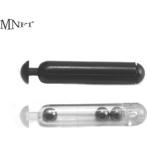 MNFT 50PCS Plastic Rattles Insert Tube Worm Jig Fishing Lure Rattles Shake Length 26 / 21 / 15mm