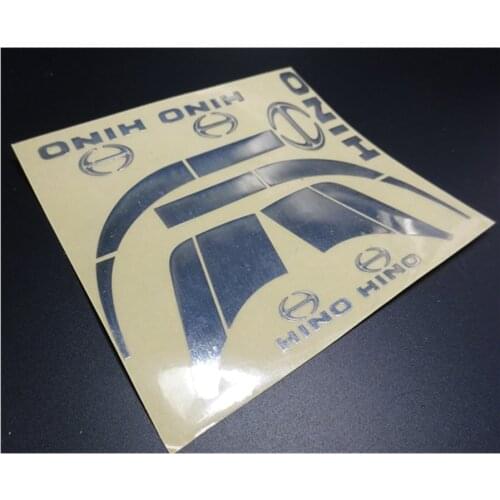 Rc Model Trucks Body Decoration Stickers For 1/14 Scale Remote Control Toy Car Tamiya LESU HINO 700 Actros Arocs Parts Accessory