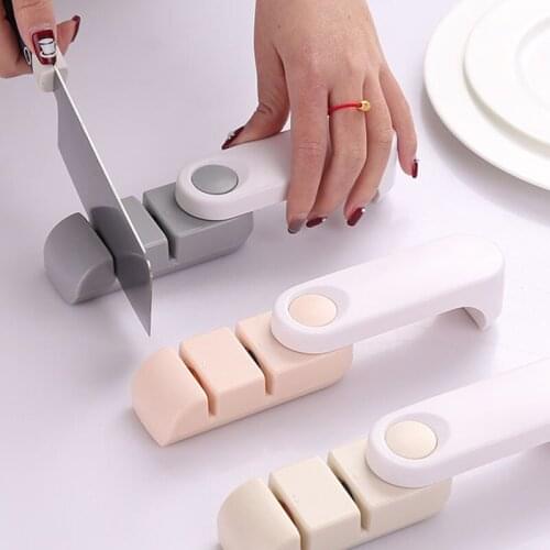 Sharpener Thickness Double Groove Sharpener Quick Sharpening Stone Household Sharpening Tool Kitchen Gadgets