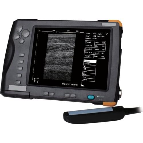 Veterinary ultrasound scanner equipment 7 Inch Screen portable Ultrasound machine for cow and sheep use