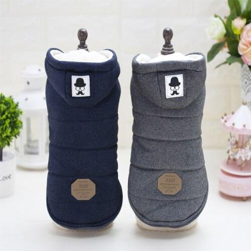 Winter Pet Clothes Warm Hooded Coat Jackets Dog Hoodie Clothes Chihuahua Pug Outfits Puppy Cat Clothing Pet Supplies