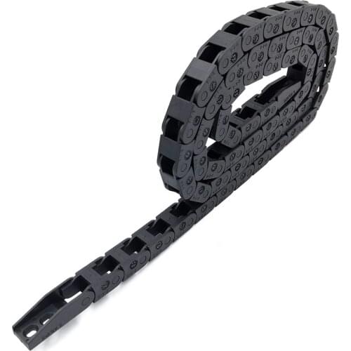 1Meter 7x7mm Wire Carrier Cable Drag Chain For CNC Router Engraving Machine Roller Plastic Transmission Chain Free Shipping