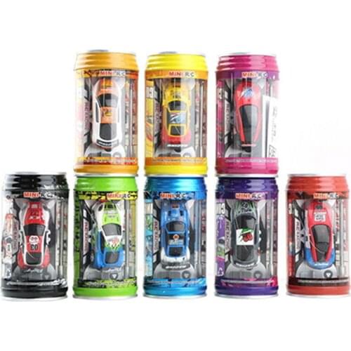 1Pc Coke Can Mini Speed RC Radio Remote Control Micro Racing Car Toy Gift