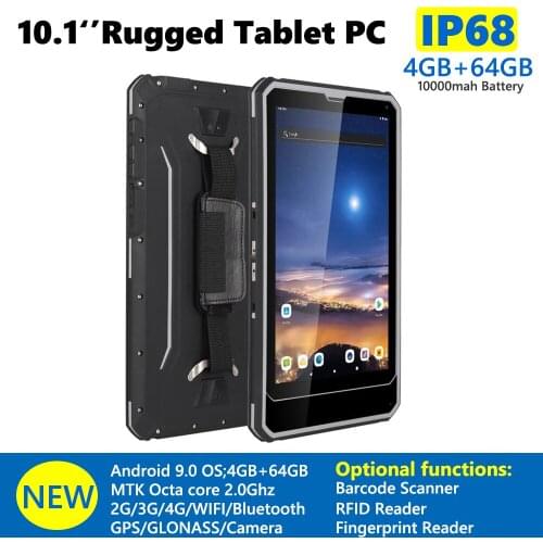 1D 2D Scanner Waterproof IP68 Tablet Resistive Touch Screen Industrial Tablet Fingerprint Biometric Fingerprint Tablet Rugged