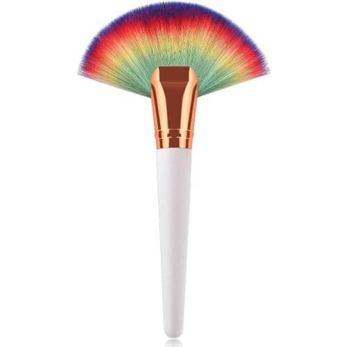 Four-color fan-shaped makeup brush Beauty tools