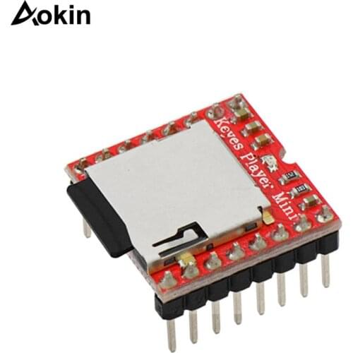 5Pcs Mini MP3 Module TF SD with Simplified Output Speaker MP3-TF-16P for Arduino