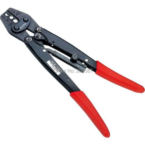 1Pcs Free Shipping HX-16 JAPANESE STYLE CRIMPING PILER FOR terminal 6-16 mm2 CRIMPING PLIERS RATCHET crimping tools