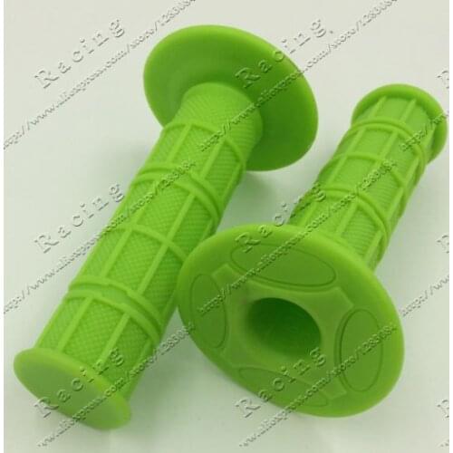 Free shipping PIT Dirt bike motorcycle motocross green hand grips