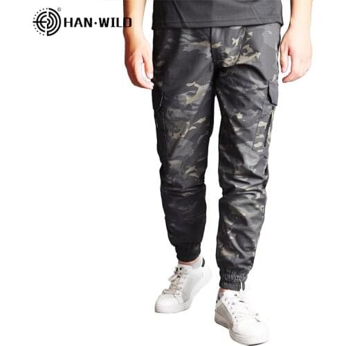 Men Fashion Streetwear Casual Camouflage Jogger Pants Tactical Military Trousers Men Fishing Hiking Hunting Jogger Cargo Pants