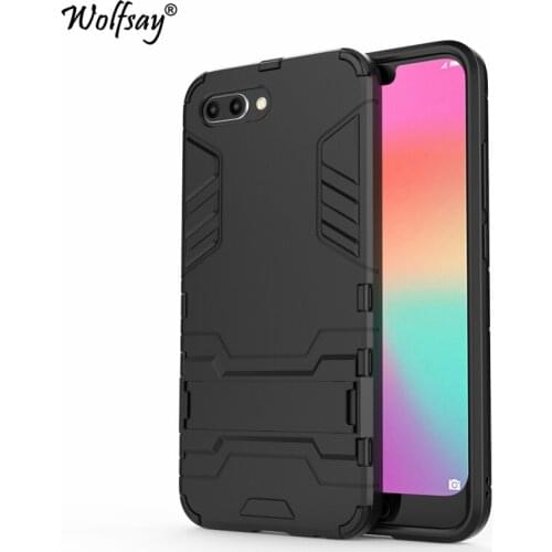 Wolfsay Cover For Huawei Honor 10 Case Slim PC + Soft Rubber Armor Phone Case For Huawei Honor 10 Fundas Honor 10 5.84"
