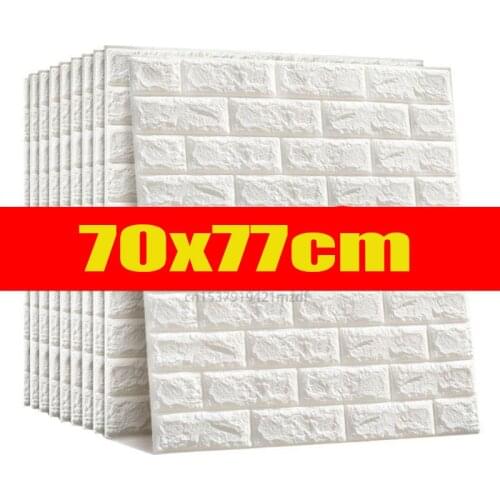 Decoration 3D Brick Wall Panels Peel And Stick Adhesive Wallpaper For Living Room Bedroom Background Kitchen Decoration