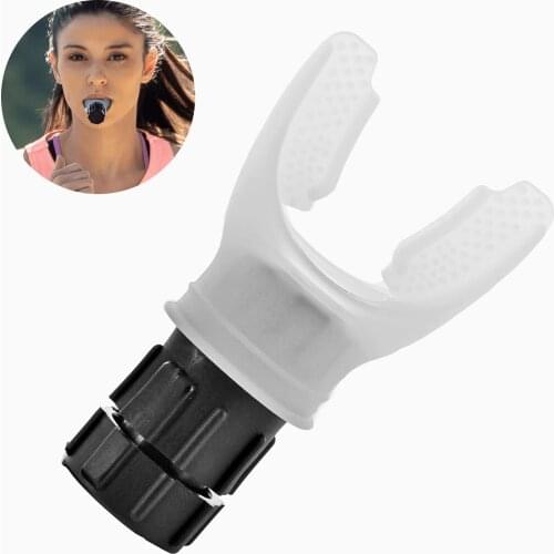 Diving Breathing Exerciser Silicone Safe Lung Fitness Trainer Ergonomic Silicone Mouthpiece Respirator