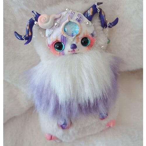 Fantasy creatures 17cm Hand made doll Clay toys