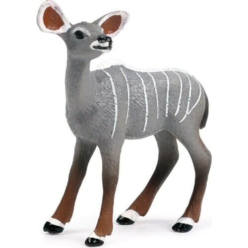 Kudu Animal Figure Collectible Toys Wild Animal Cognition Action Figures Kids Plastic Model Toys