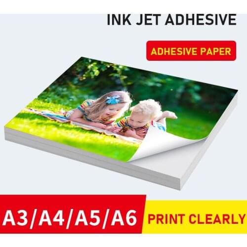 135g Self-adhesive Photo Paper 150g Inkjet Self-adhesive Photo Paper A3 A4 A5 A6 Waterproof Single-sided Highlight Photo Paper