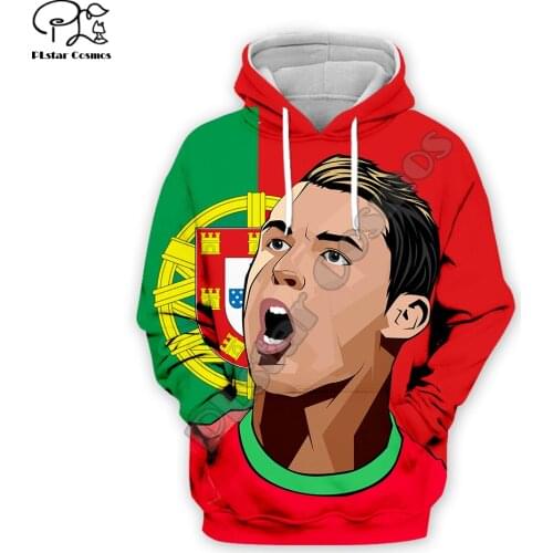 PLstar Cosmos Cristiano Ronaldo Goat Athletes Football Player NewFashion Tracksuit 3DPrint Men/Women Streetwear Funny Hoodies 20