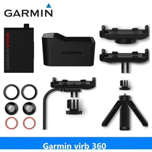Garmin-Batería de cámara deportiva, cargador, soporte y otros accesorios originales, nueva caja, VIRB 360