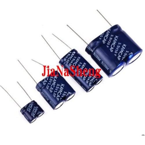 2PCS Super capacitor farad capacitor combination type 5.5V 0.22F 0.47F 1F 1.5F 2F 4F 5.5F 10F