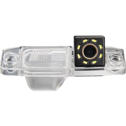 Misayaee Car Rear View Reverse Parking Camera Golden 8 Led for Hyundai MISTRA 2014 2015 Night Vision Waterproof