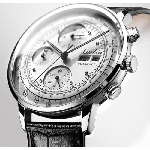 Luxury Men Watch Automatic Mechanical Watches Self Winding Business Stainless Steel Luminous Wristwatch Relojes Para Hombre 2020